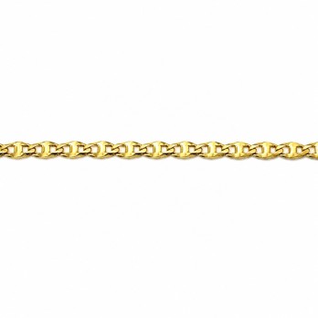 Złoty Łańcuszek Gucci 45 cm z Zapięciem Federing