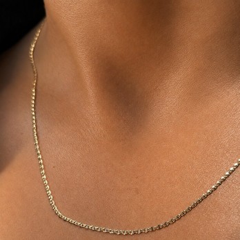 Złoty Łańcuszek Gucci 50 cm z Zapięciem Federing