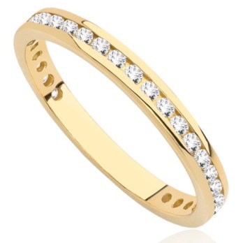 Pierścionek złoty modułowy, złoto, żółty, PMJ1458