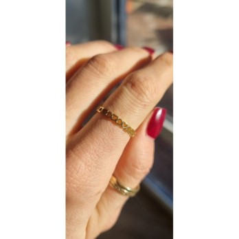 Pierścionek złoty serca , złoto, żółty, PMJ1915