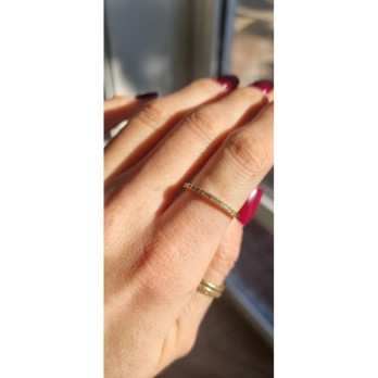 Pierścionek złoty modułowy, złoto, żółty, PMJ2266