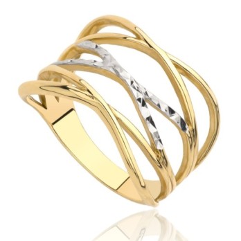 Pierścionek złoty , złoto, żółty, PMJ2052A